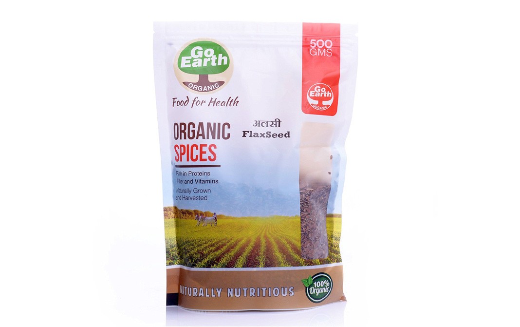 Go Earth Organic Flaxseed    Pack  500 grams